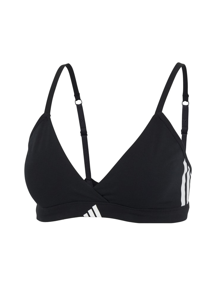 Треугольный бюстгальтер Sport Active Essentials черного цвета adidas