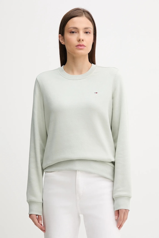 

Толстовка Tommy Jeans, зеленый