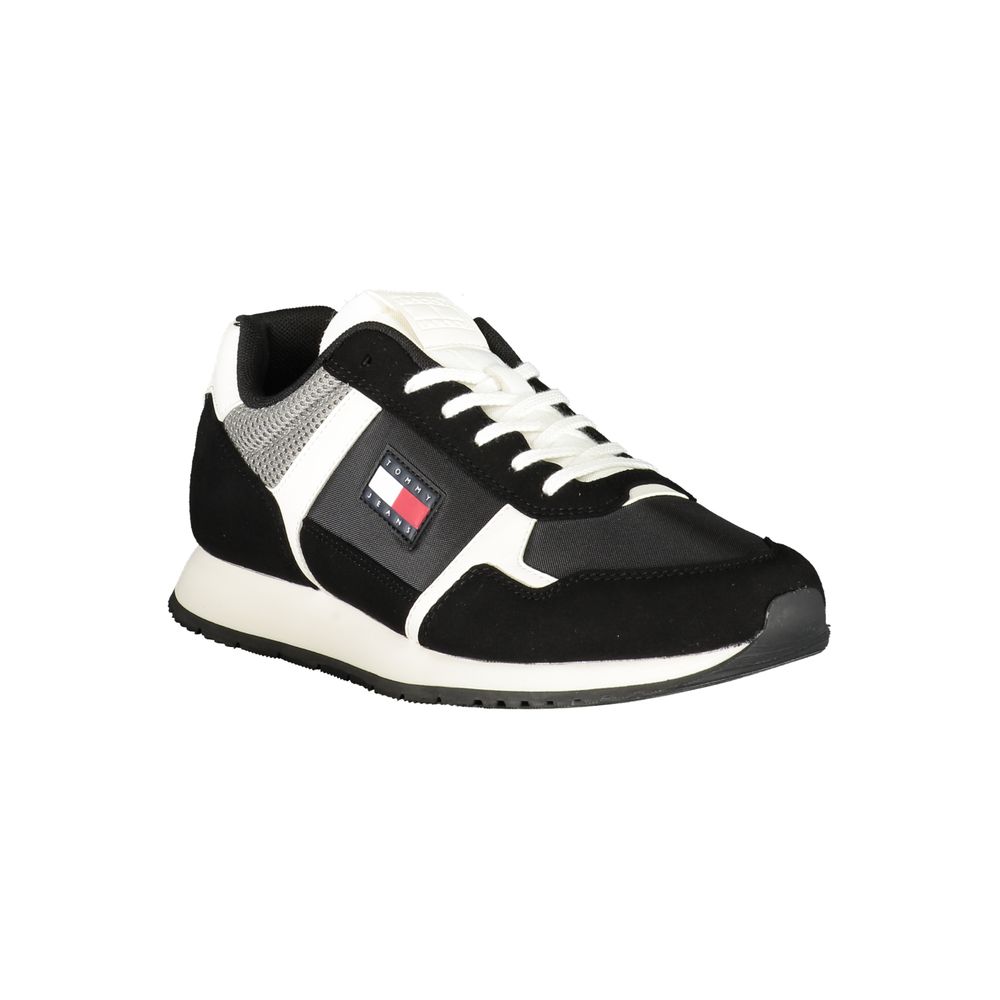 Черные мужские кроссовки из полиэстера Tommy Hilfiger, черный — фото 2
