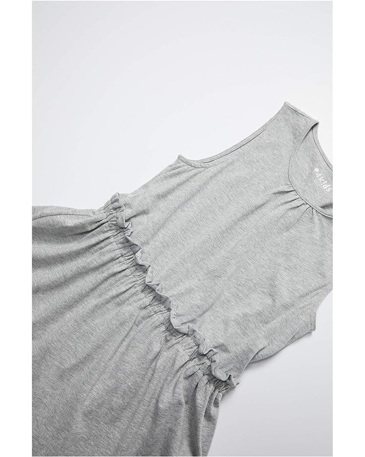 

Платье #4kids Essential Tiered Dress, цвет Heather Grey