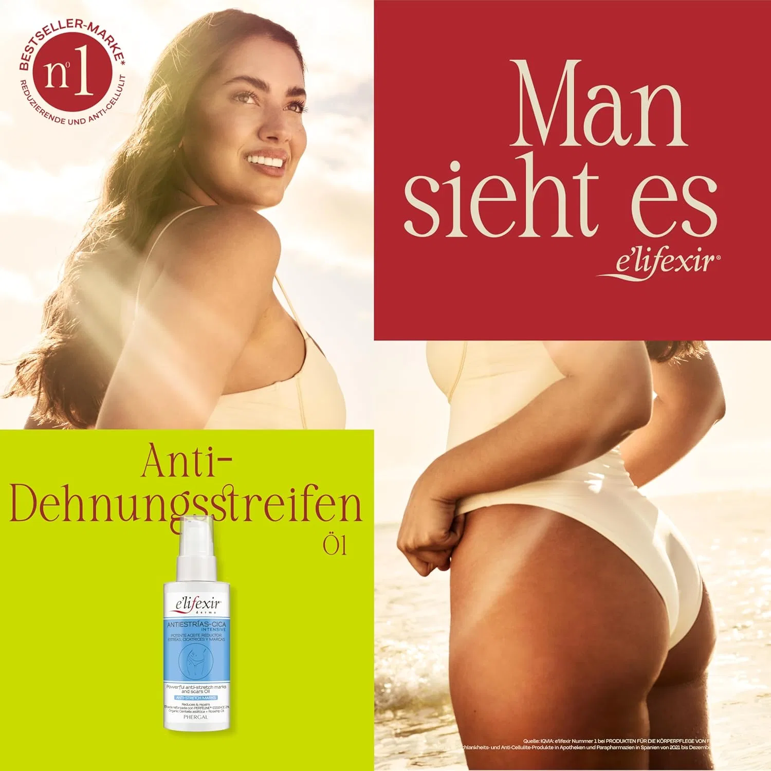 Интенсивное масло «CICA Anti-Stretch Mark Oil» против растяжек от Elifexir E'Lifexir — фото 2