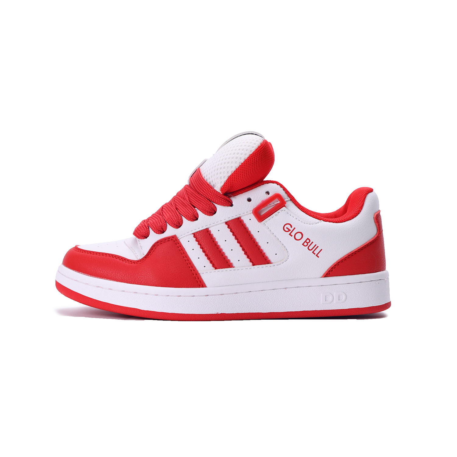 

Кроссовки GLO BULL Skateboarding Shoes Unisex Low-top Red, белый/красный