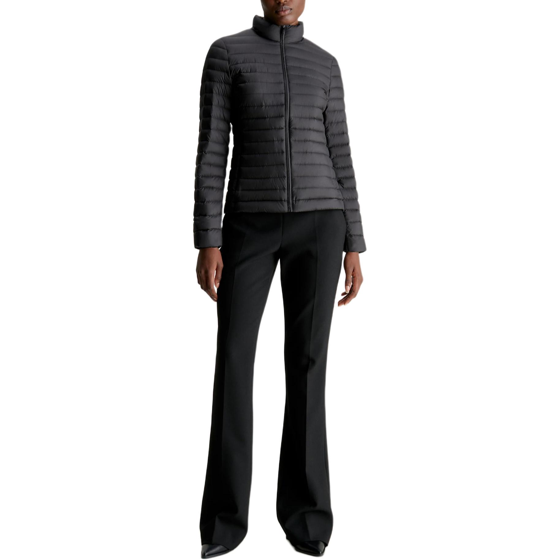 Calvin Klein Женская пуховая куртка европейского кроя черная, Black — фото 4