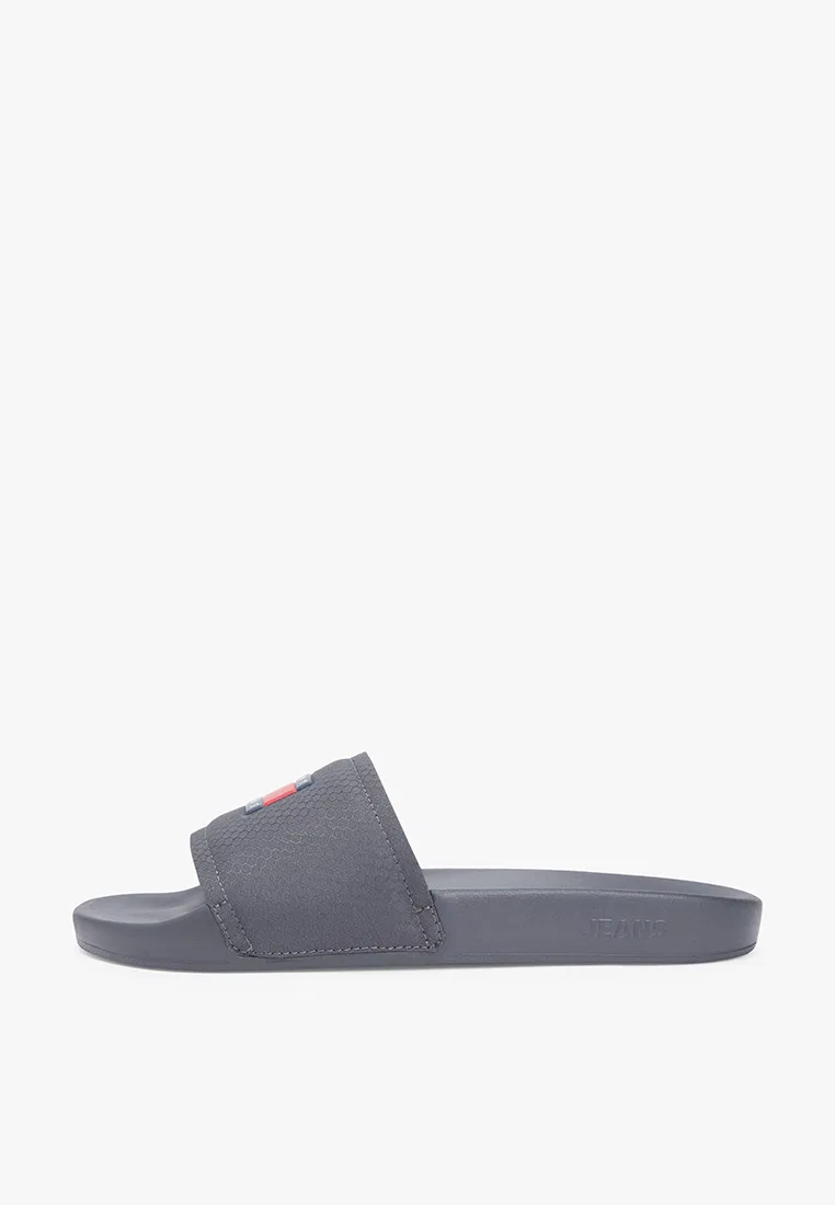 Сандалии Tommy Jeans, модель TJM Pool Slides Tommy Hilfiger, черный — фото 4
