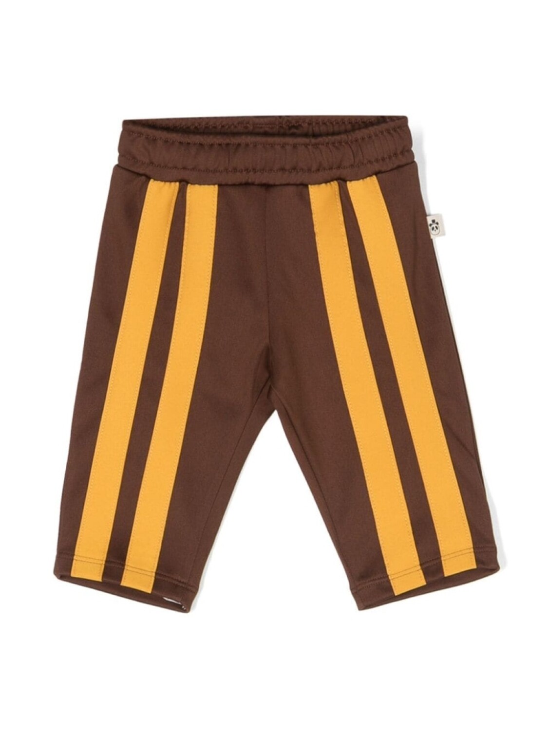 

Mini Rodini спортивные брюки с полосками, коричневый
