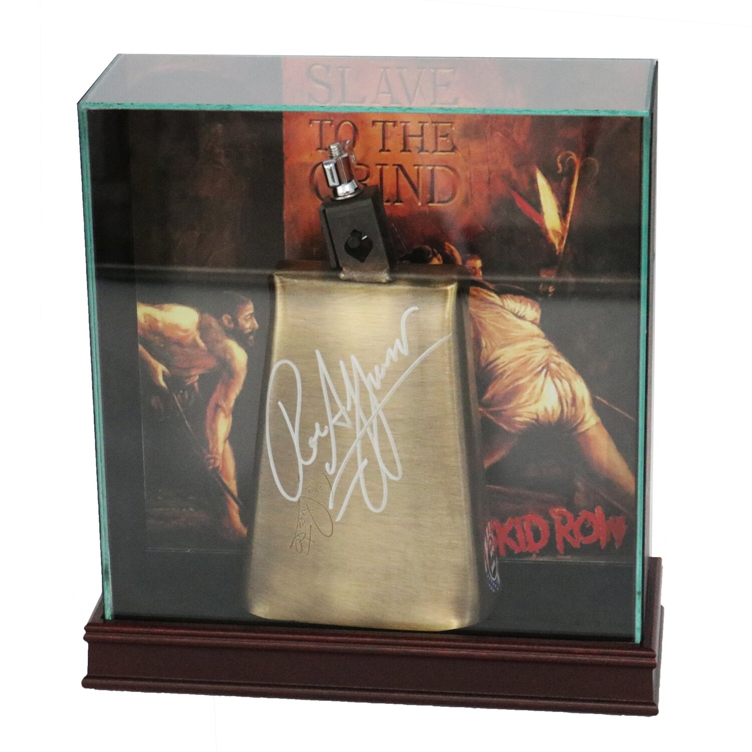 

Виниловая пластинка Rob Affuso Autographed Cowbell And Photo Glass Display Case (Cx Auth)