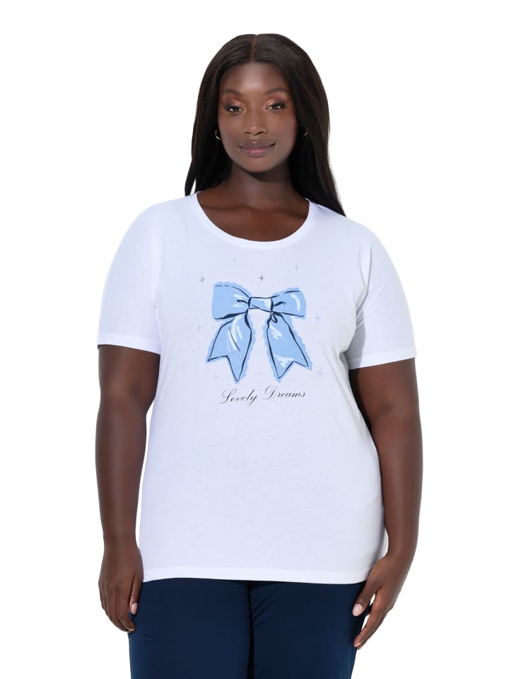 

Ulla Popken Пижамная рубашка цвета морской волны