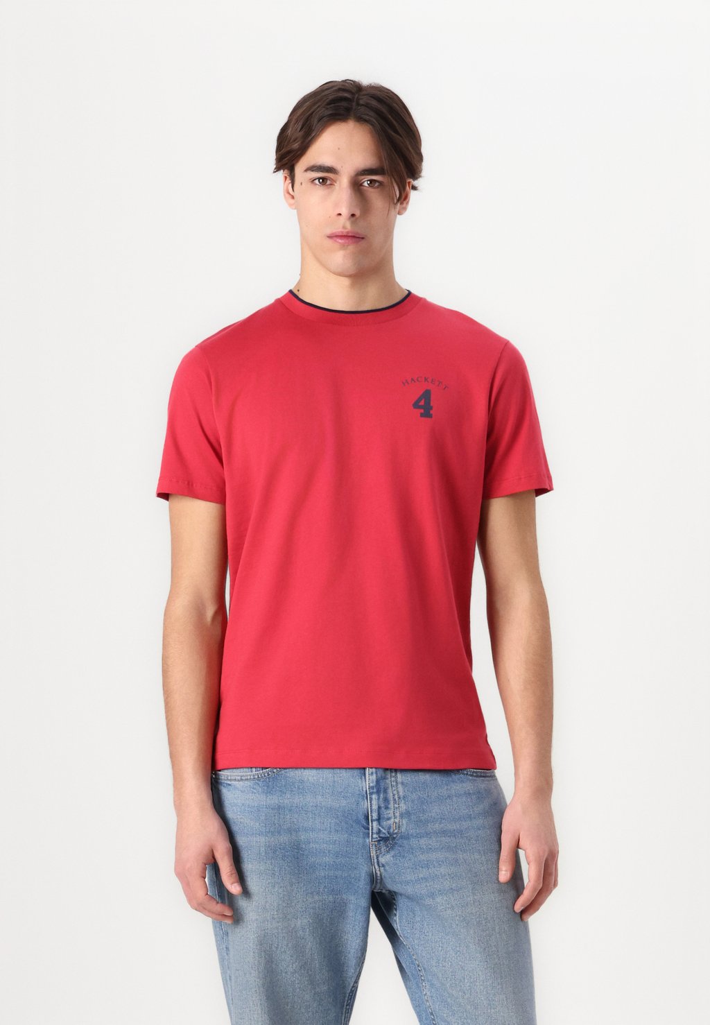 

Футболка с принтом HERITAGE NUMBER TEE Hackett London, красный