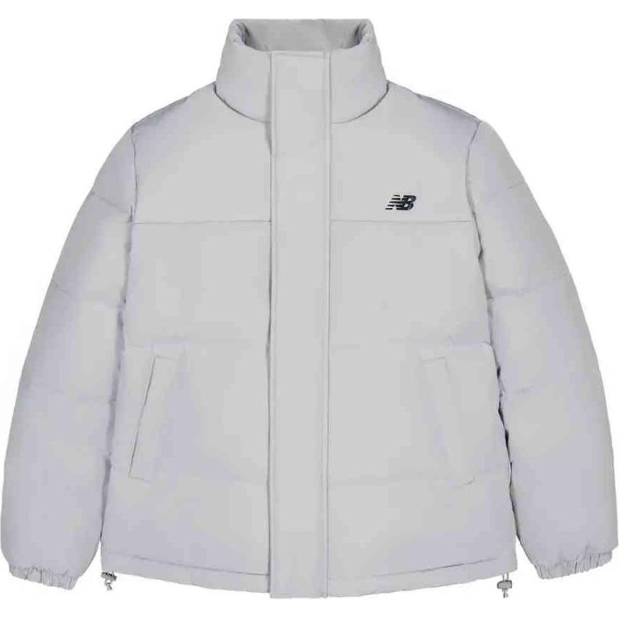 

New Balance Спортивная куртка пуховик мужская серая, Gray