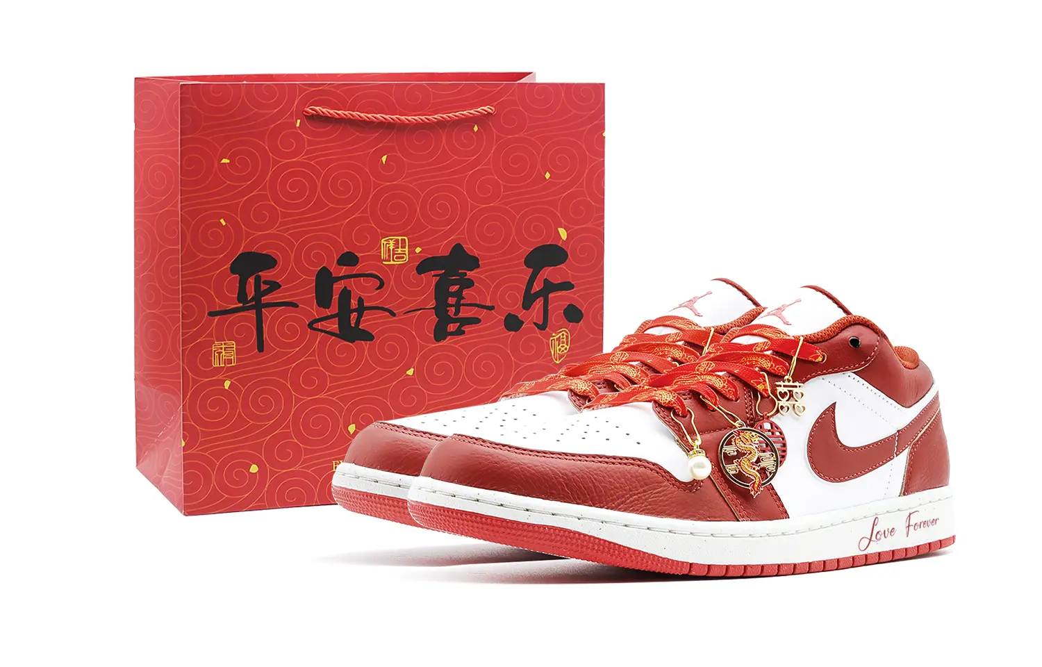 

Jordan Баскетбольные кроссовки Air 1 Slip Low Top Vintage, мужские, красные