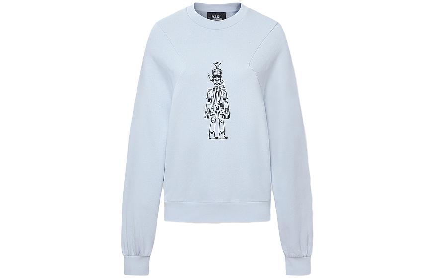

Женская толстовка KARL LAGERFELD FW23 KARL LAGERFELD / Karl Lagerfeld Jeans, светло-голубой