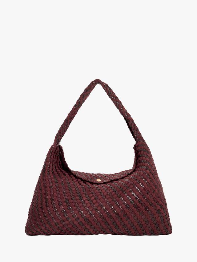 

Deliberate XL плетеная наплечная сумка Dune London, Purple