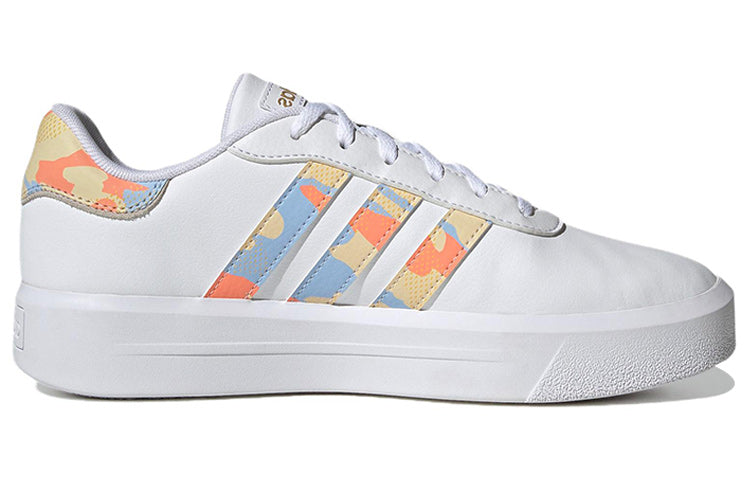 Кеды (WMNS) adidas neo Court Platform 'White Blue Orange' H06298, белый — фото 2