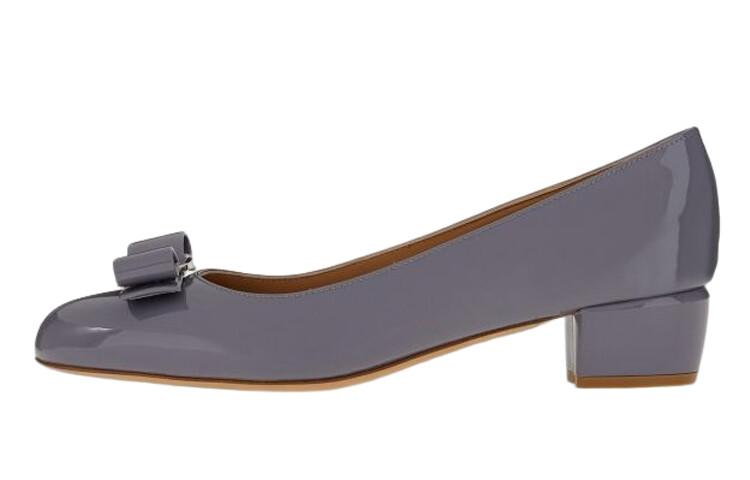 Туфли женские Ferragamo Vara Mary Jane, темно-серый