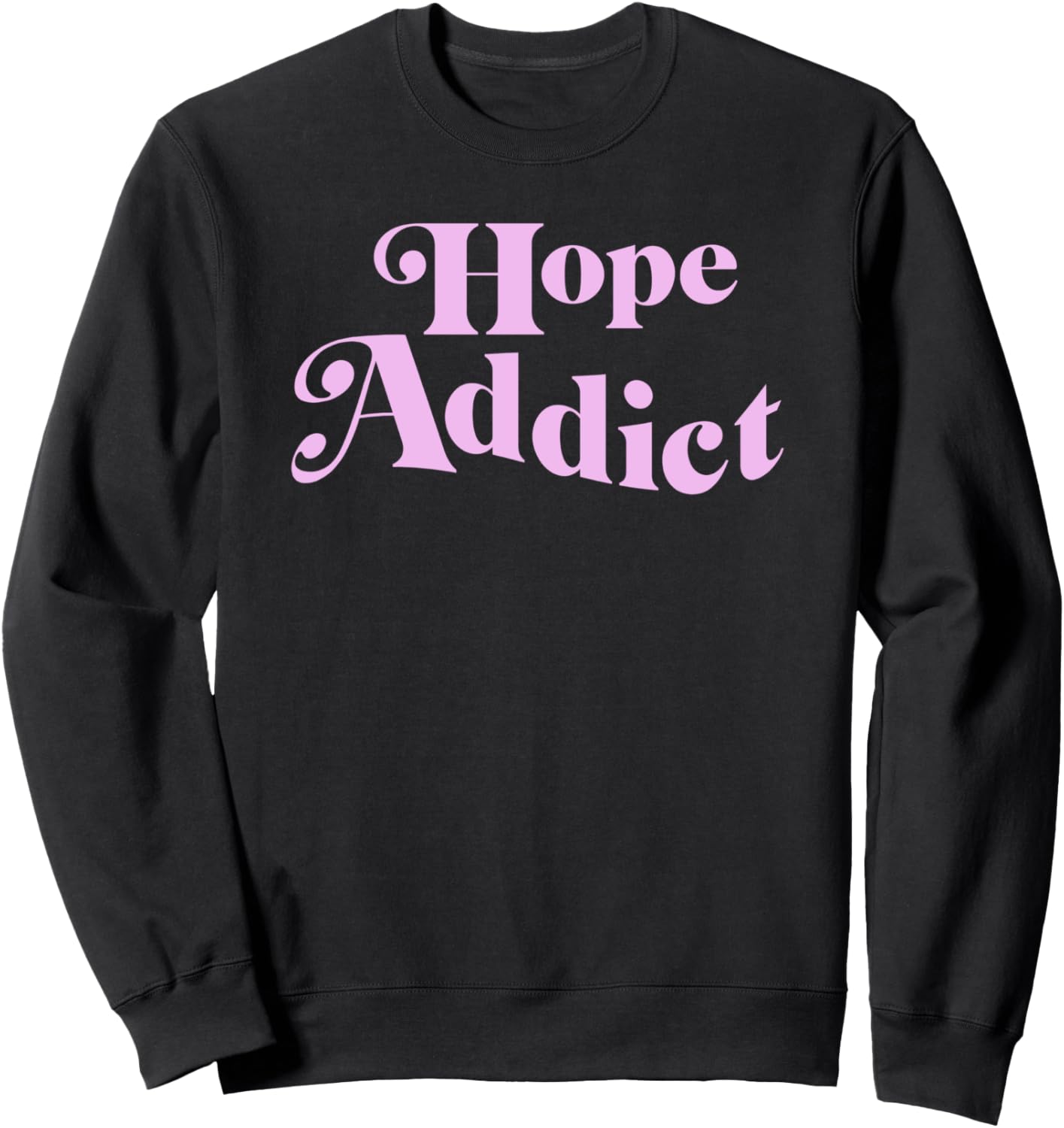 

Толстовка с надписью Hope Addict ярко-розового цвета Trendy Apparel