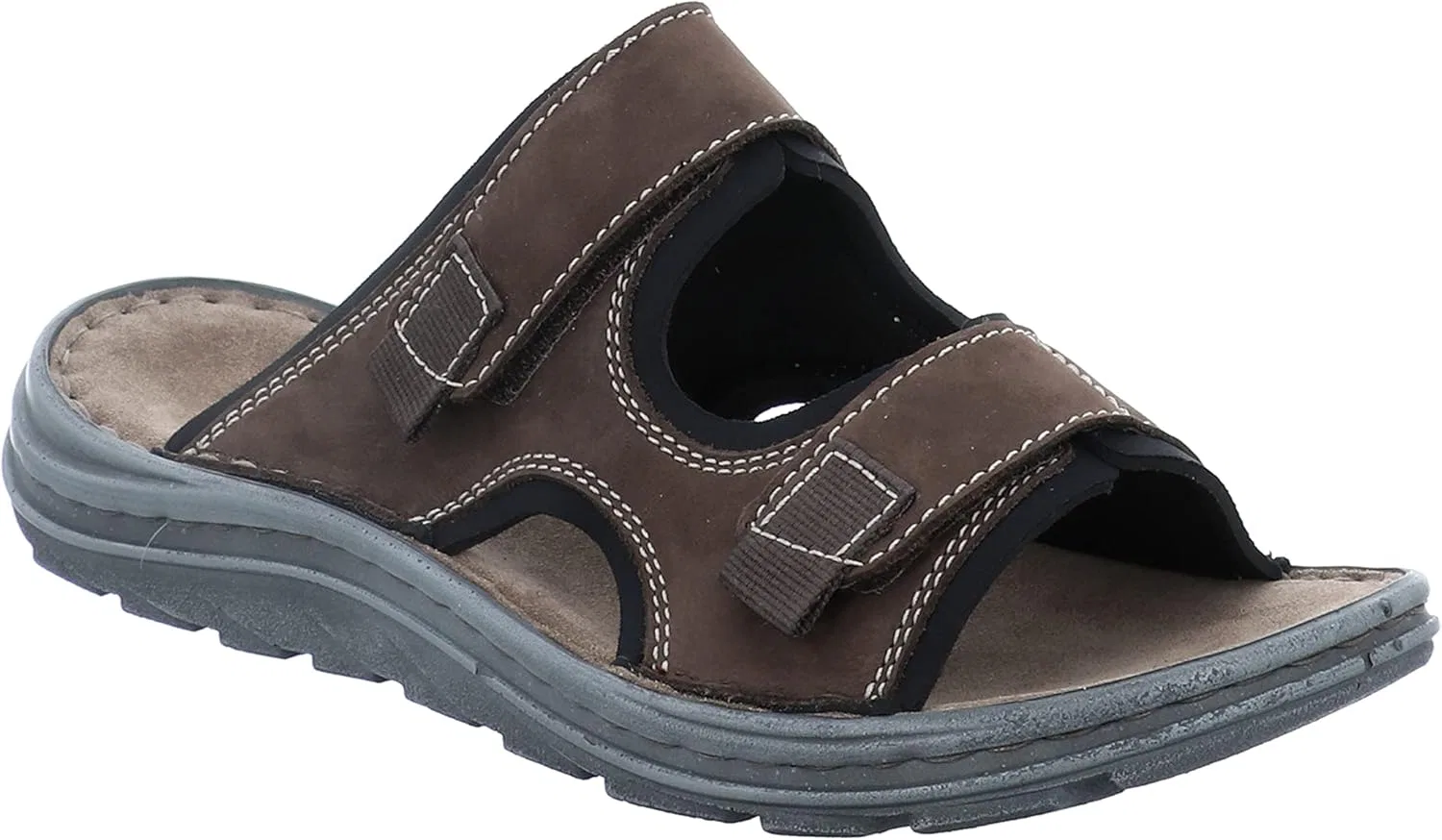 Мужские классические сандалии Josef Seibel Raul 23, ширина G (обычные), Espresso Combi