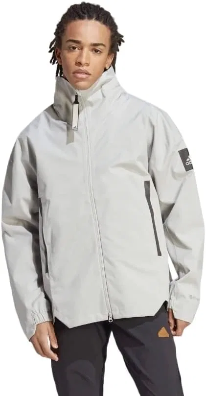 КУРТКА МУЖСКАЯ ADIDAS MYSHELTER RAIN.RDY, СЕРЫЙ МЕТАЛЛ