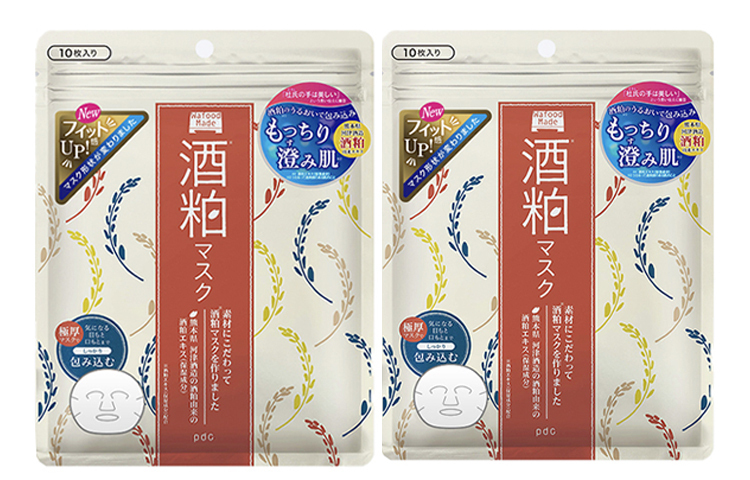 

PDC Гидрирующая отбеливающая маска для лица Sake Rice Bran для всех типов кожи