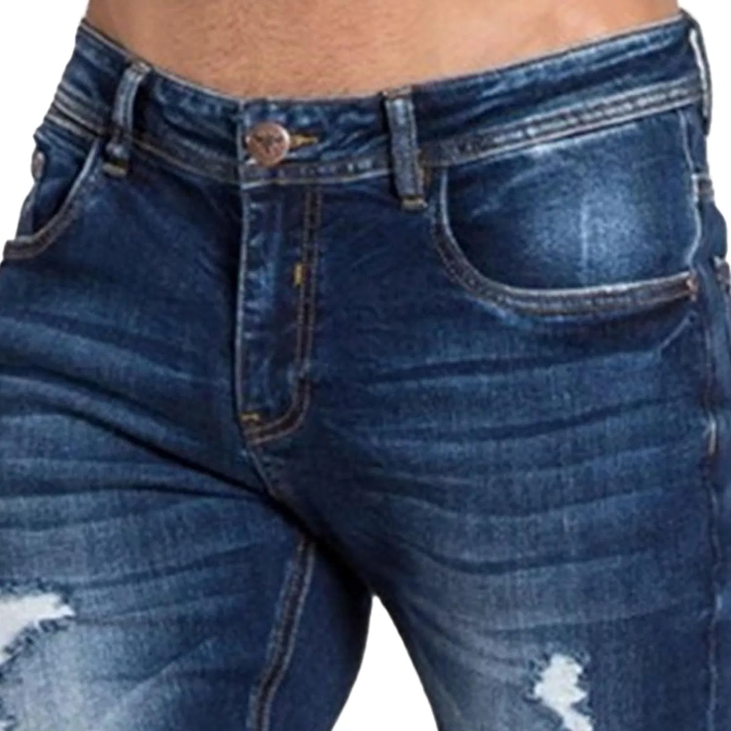 Джинсы Slim Fit Ash Jeans, темно-синий — фото 3