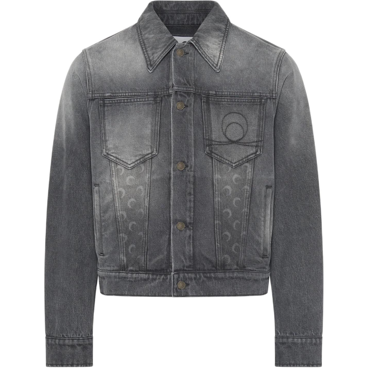 

Джинсовая куртка Moon waxed Marine Serre, серый