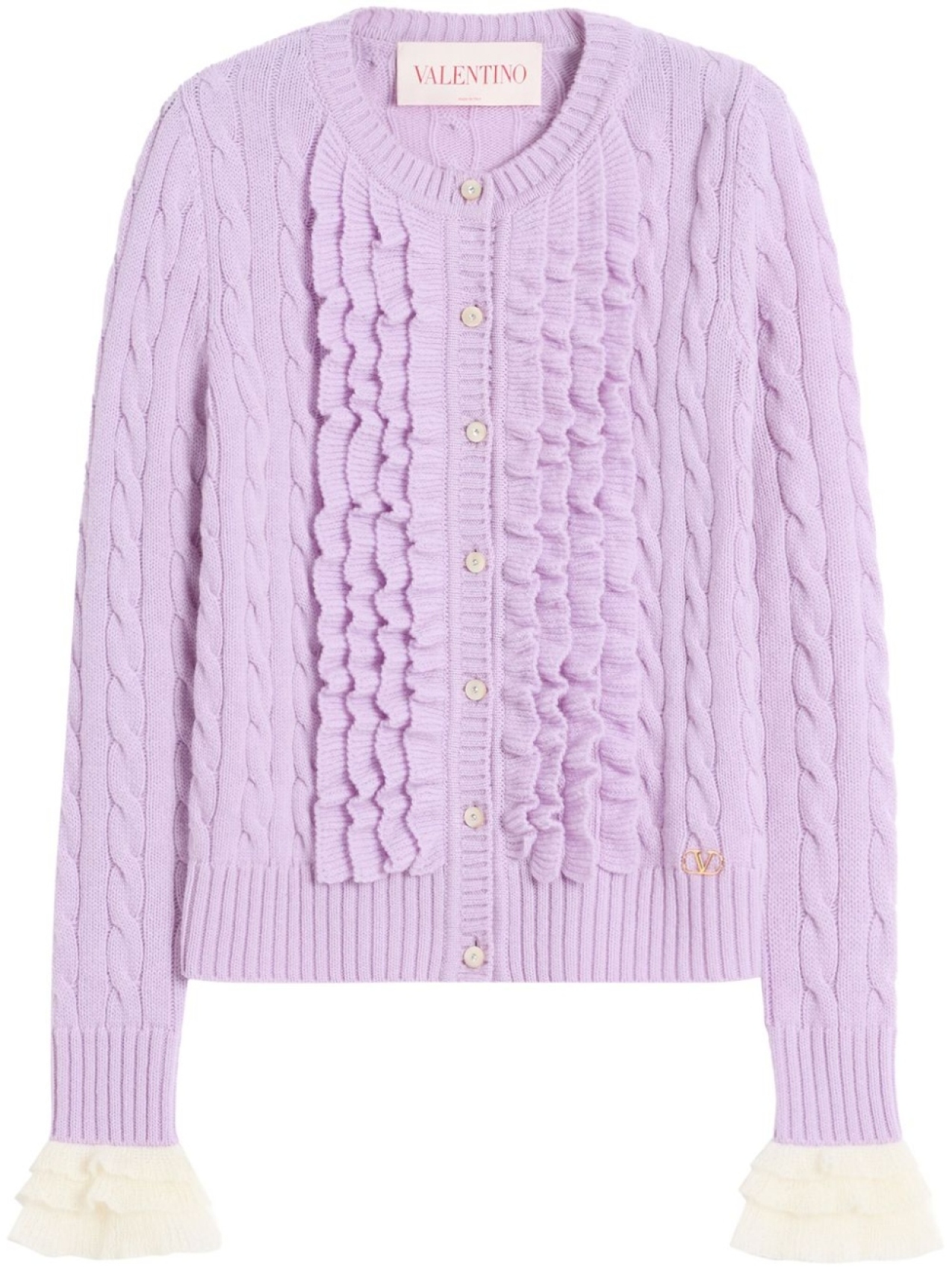 

Valentino Garavani шерстяной кардиган, фиолетовый