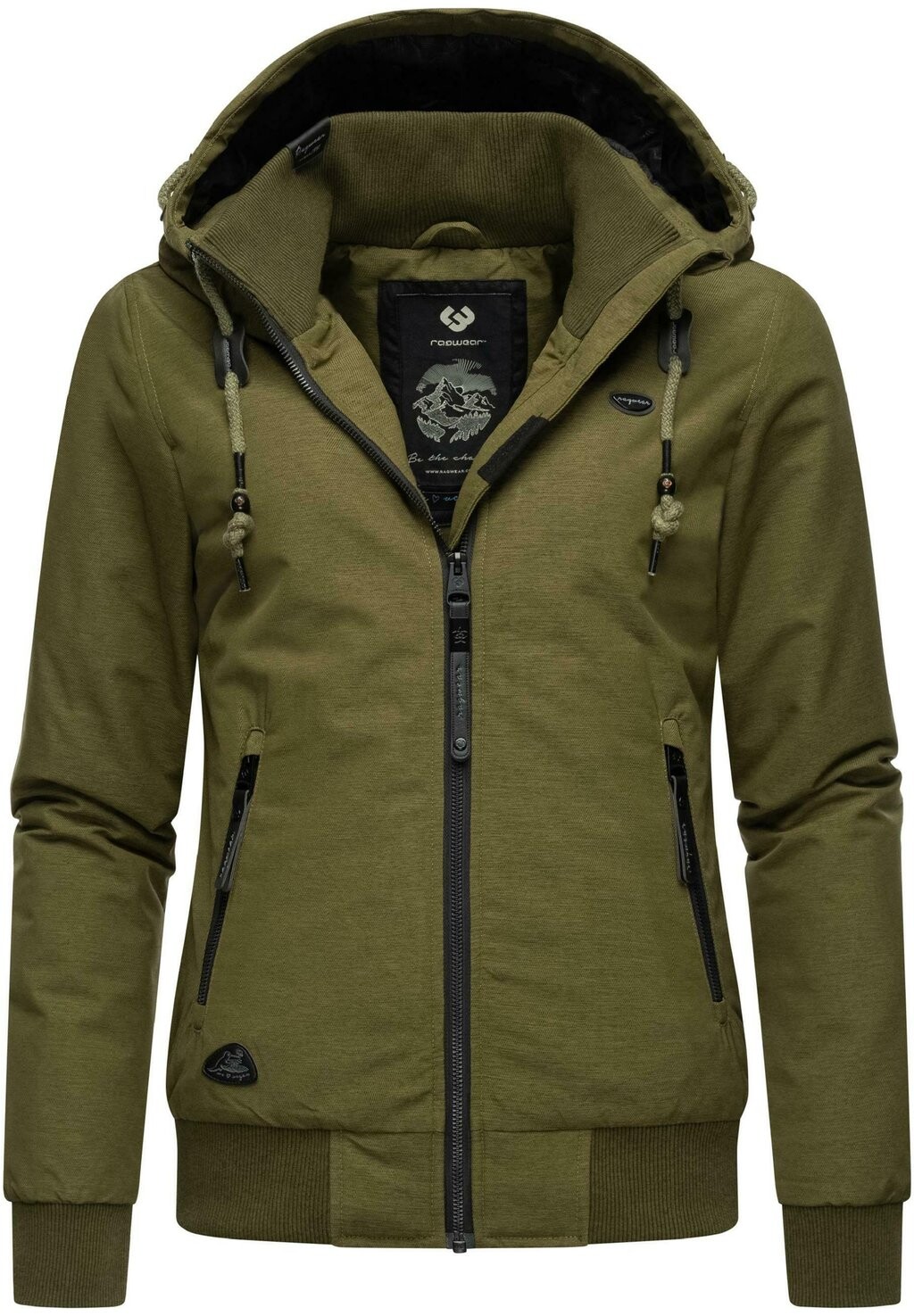 

Зимняя куртка Ragwear НУГГИ МЕЛАНЖ, цвет light olive