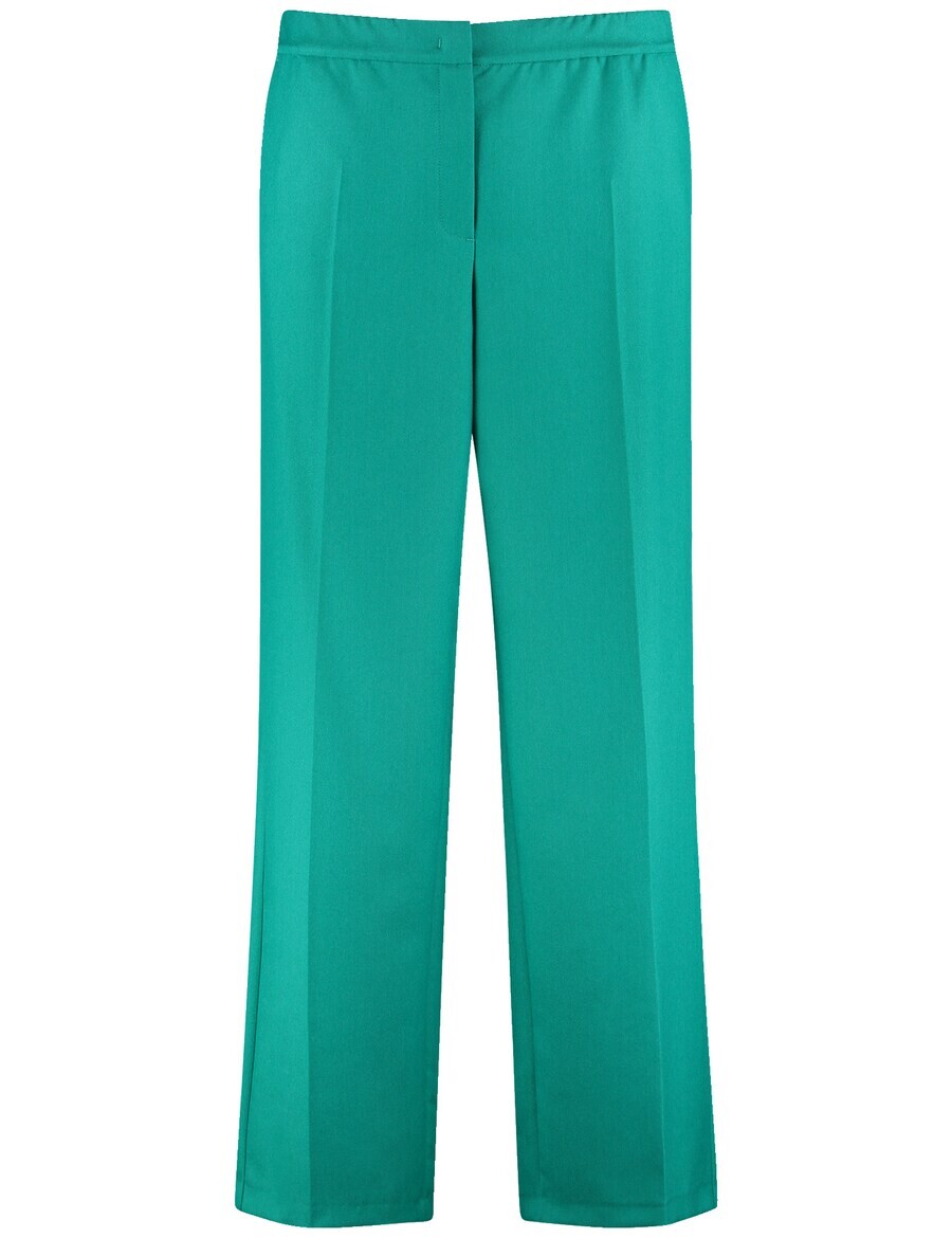 

Брюки SAMOON Wide leg Pleated Pants, зеленый