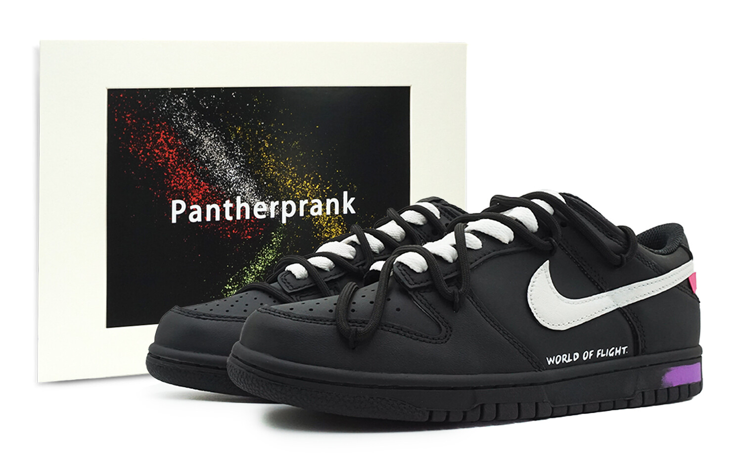 

Кроссовки Nike Dunk Kids' Skateboarding Shoes Grade School, черный
