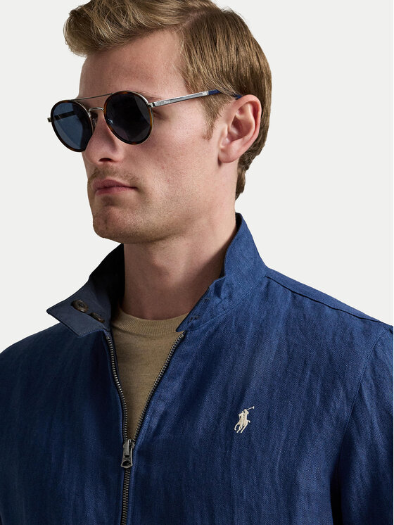Демисезонная куртка regular fit 710962187002 Polo Ralph Lauren, синий — фото 4