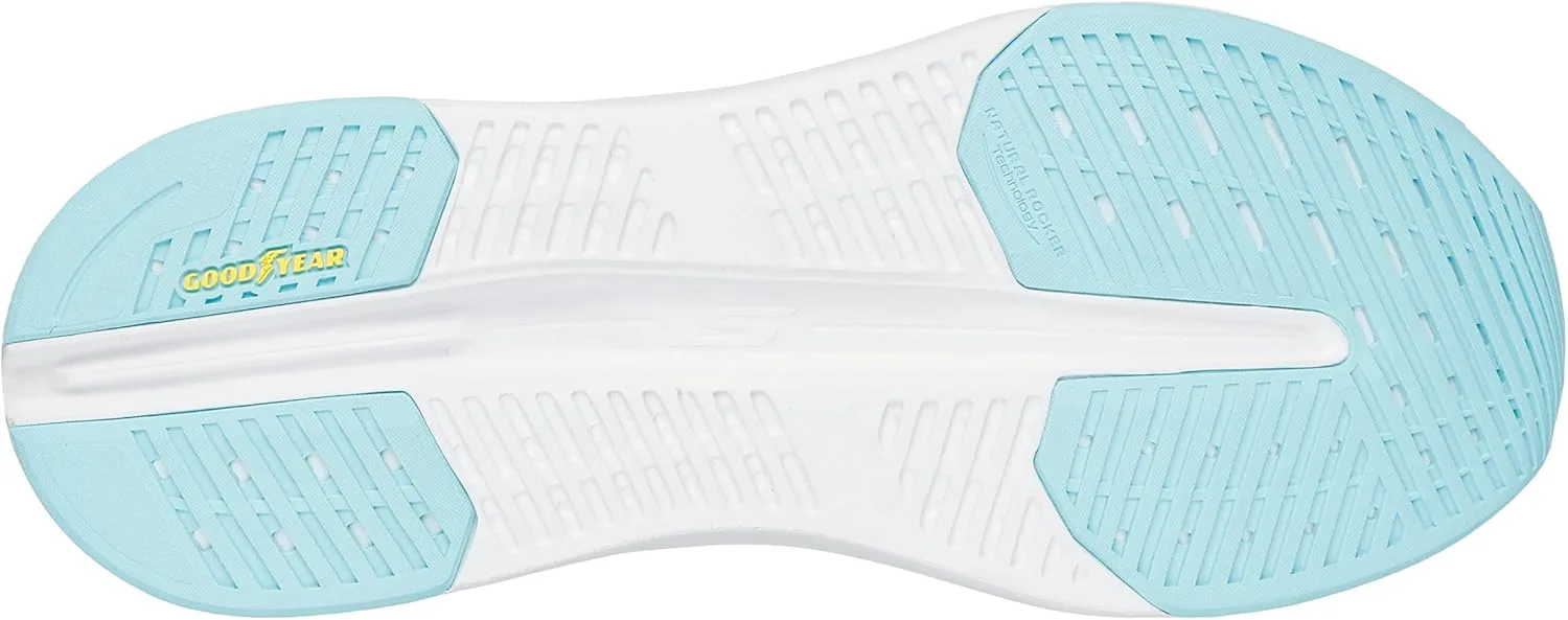 Мужские кроссовки Skechers Max Cushioning Glide Step Sapphire без шнурков, белый/мультиколор — фото 3