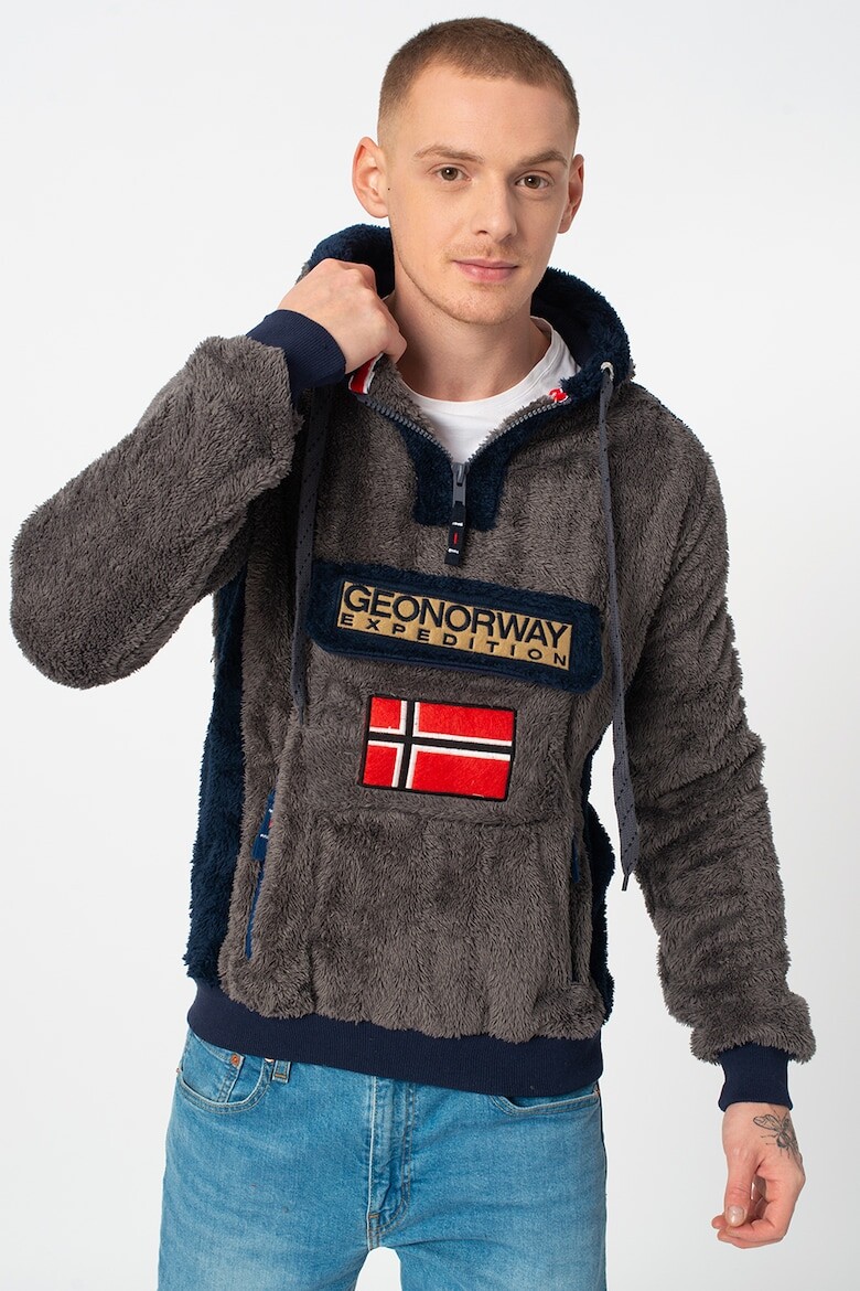 

Толстовка Gymclass на молнии с логотипом Geographical Norway, серый