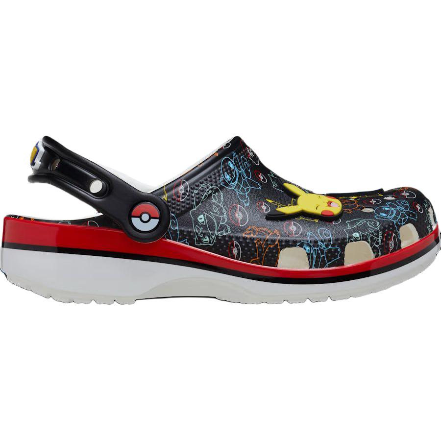 Crocs Классические клоуги устойчивые к истиранию низкие детские сандалии black kids' — фото 3