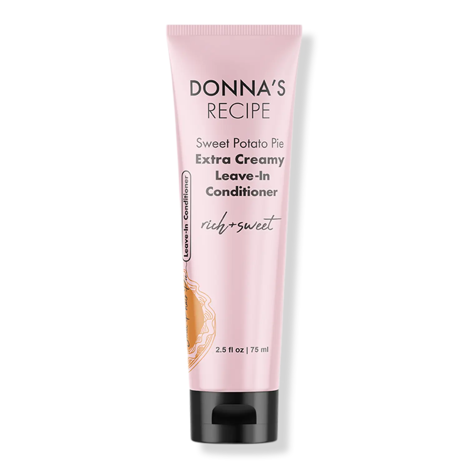 

Несмываемый кондиционер со вкусом пирога из сладкого картофеля с кремовой текстурой DONNA'S RECIPE, 2.5 oz