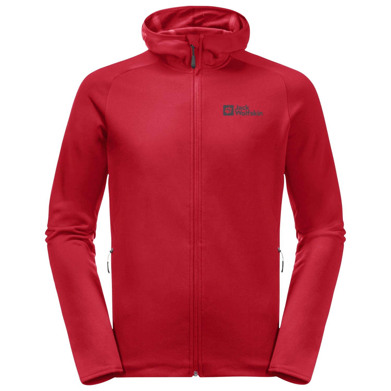 

Флисовая жилетка Jack Wolfskin Baiselberg Hooded Full Zip, цвет Red Glow