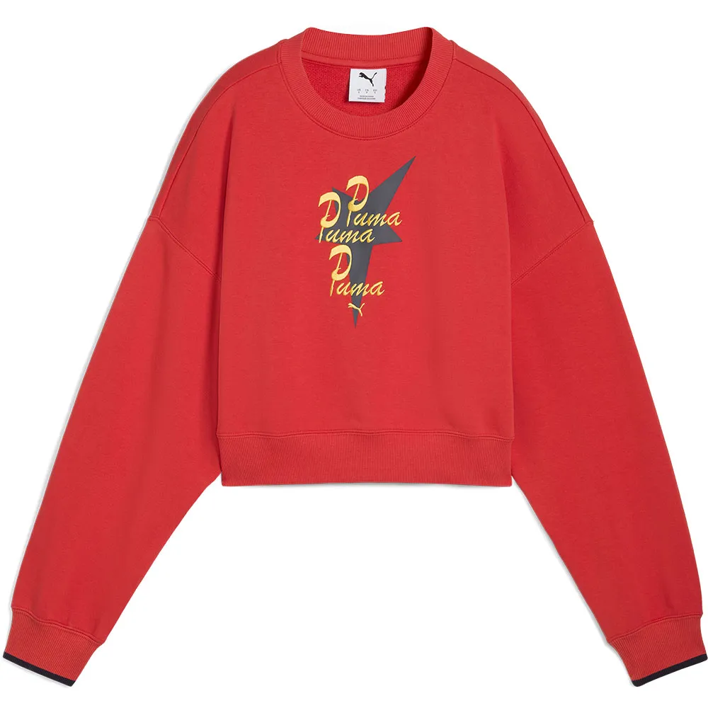 

Толстовка Puma Road To Unity Oversized Graphic, красный