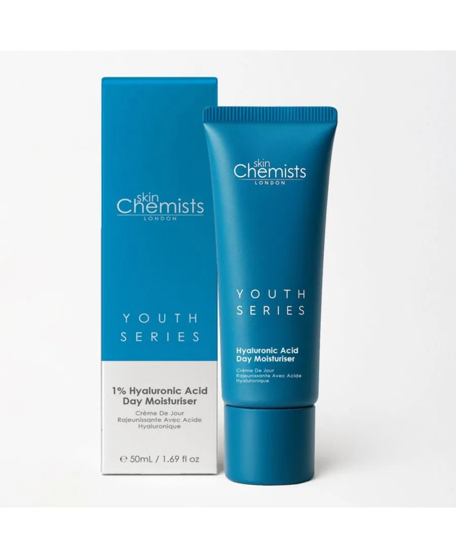 Крем для лица Skinchemists — Дневной увлажняющий с % гиалуроновой кислотой, , синий, 50 мл — фото 2