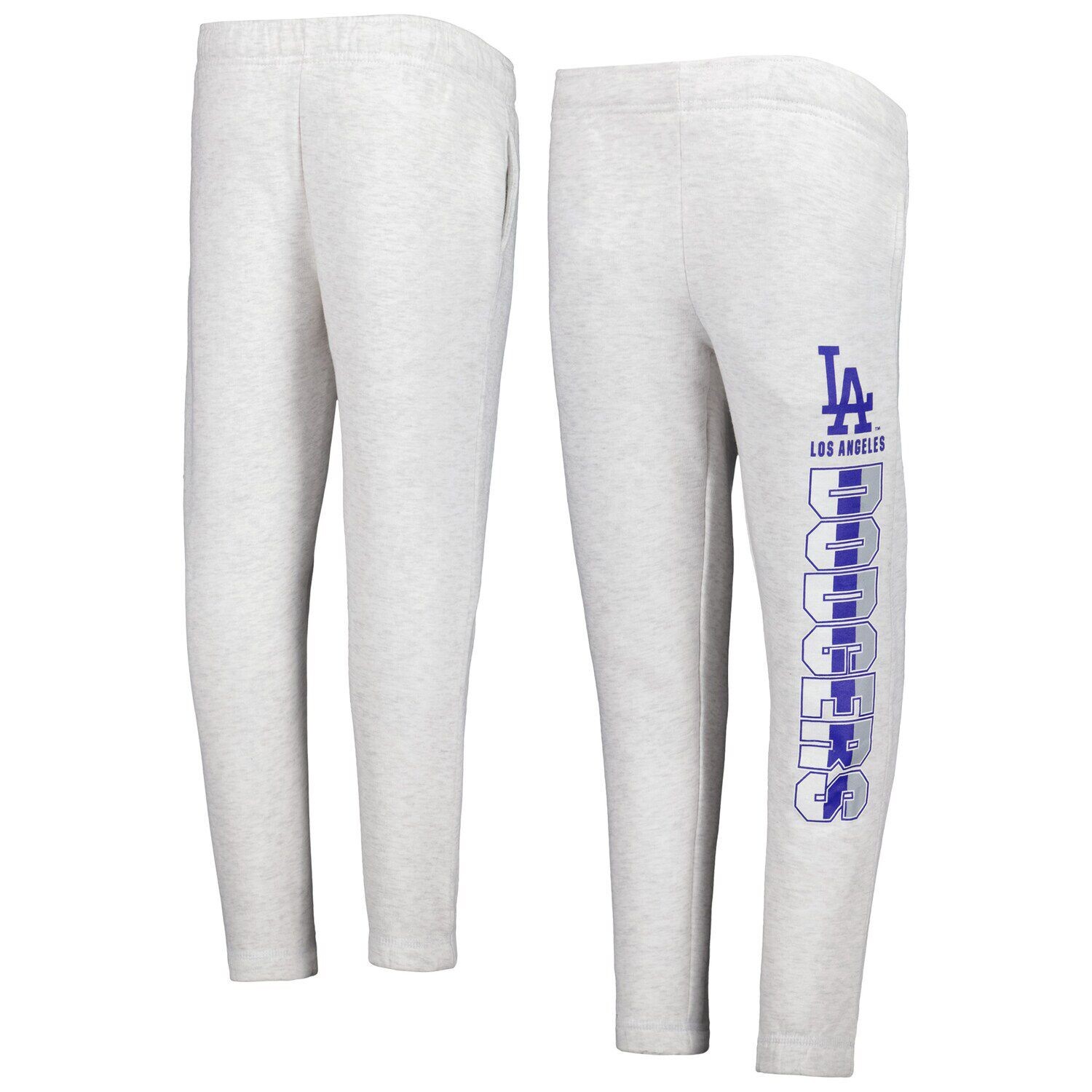 

Флисовые брюки Youth Ash Los Angeles Dodgers Game Time Outerstuff