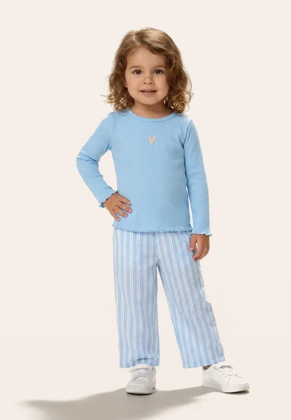 Топ Trianna l_s tee long sleeved top The New Siblings, вечно синий — фото 3