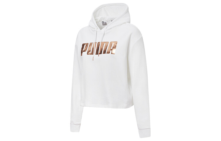 

Металлическая толстовка женская белая Puma