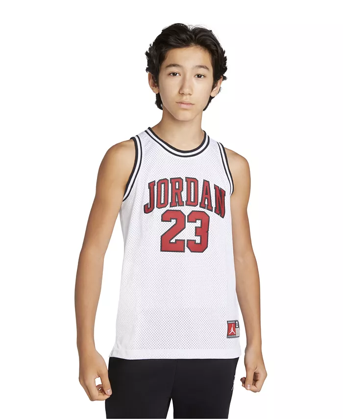 

Футболка без рукавов Big Boys 23 Jersey Jordan, белый