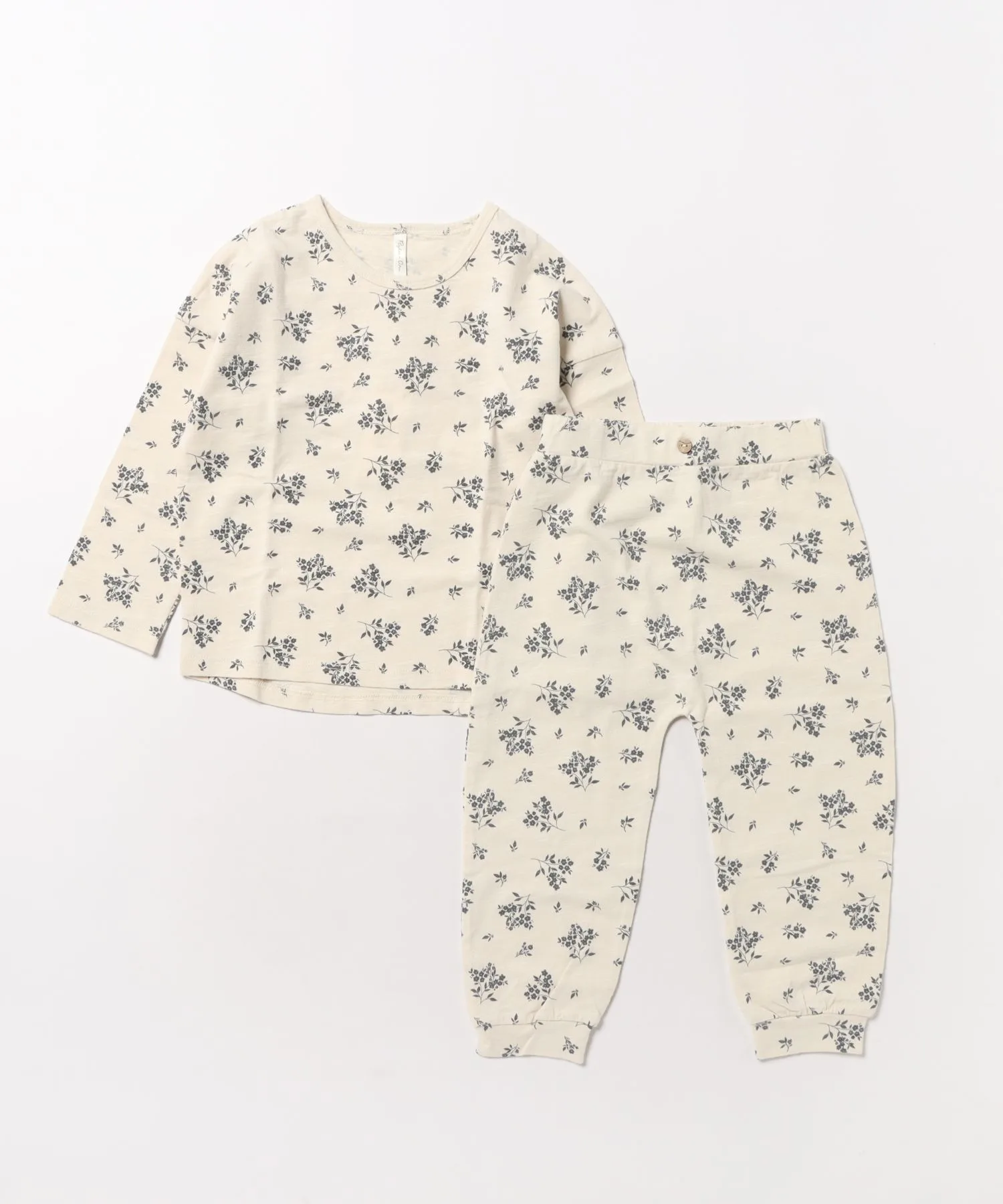 Детский комплект футболка с брюками Rylee + Cru 25AW Tee + Pant Set натуральный