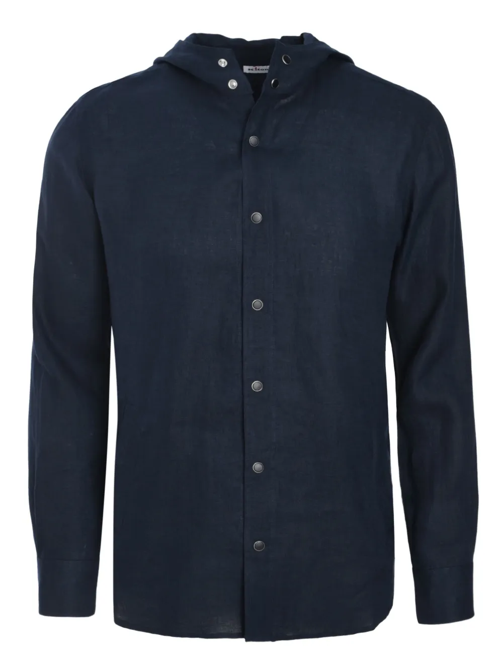 

Рубашка с капюшоном Kiton, синий