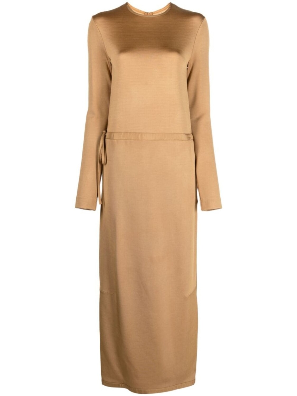 

Jil Sander платье миди с кулиской, коричневый