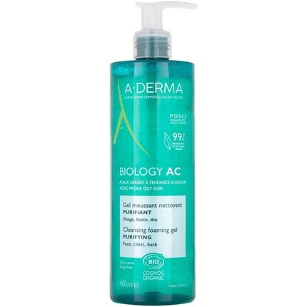 

A-Derma Очищающий гель Derma Biology Ac 400 мл