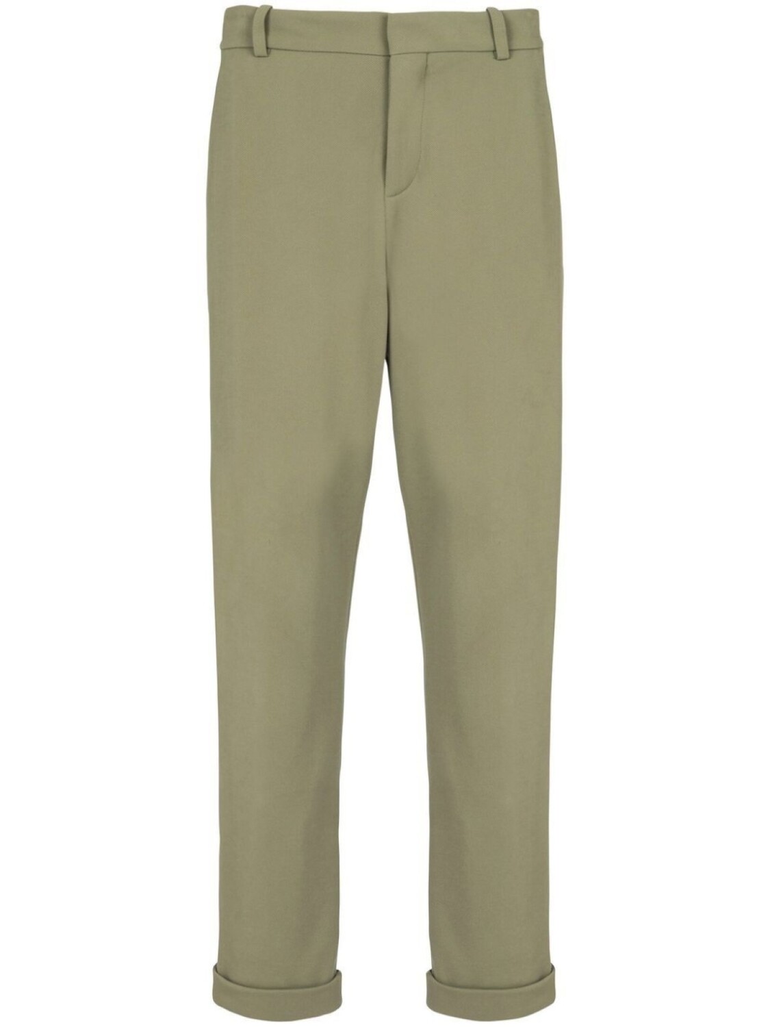 

Balmain straight-leg cut chino trousers, зеленый
