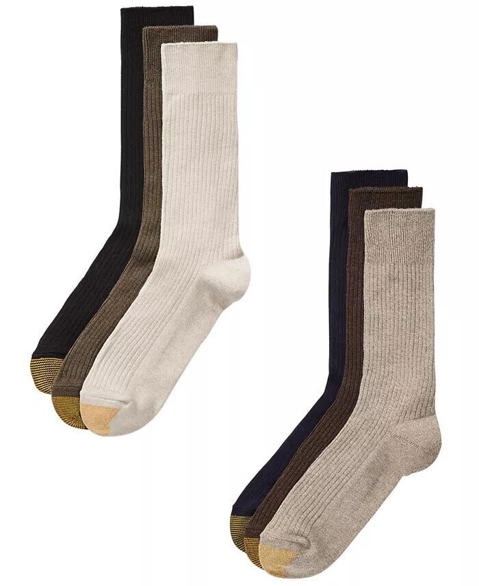 

Мужские повседневные носки Stanton (6 пар) Gold Toe, бежевый