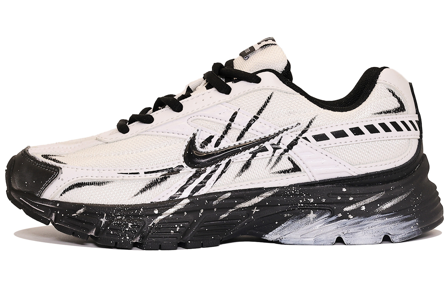 

Nike Беговые кроссовки Initiator Unisex низкие Black/White