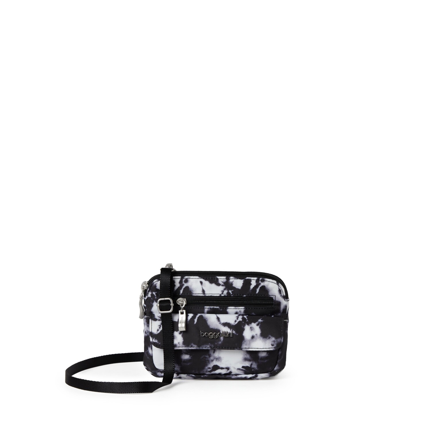 

Baggallini Женская мини-сумка через плечо Modern Everywhere, цвет Black Ink Tie-Dye