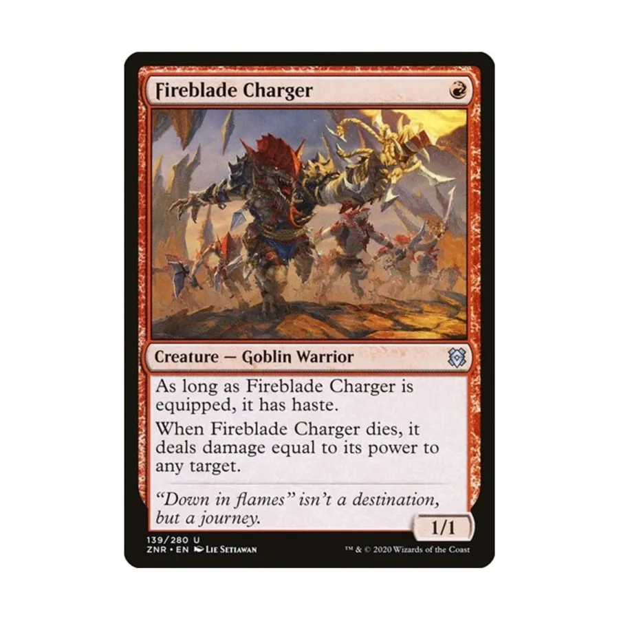 

CCG Заряд огненного клинка (U), MTG - Zendikar Rising