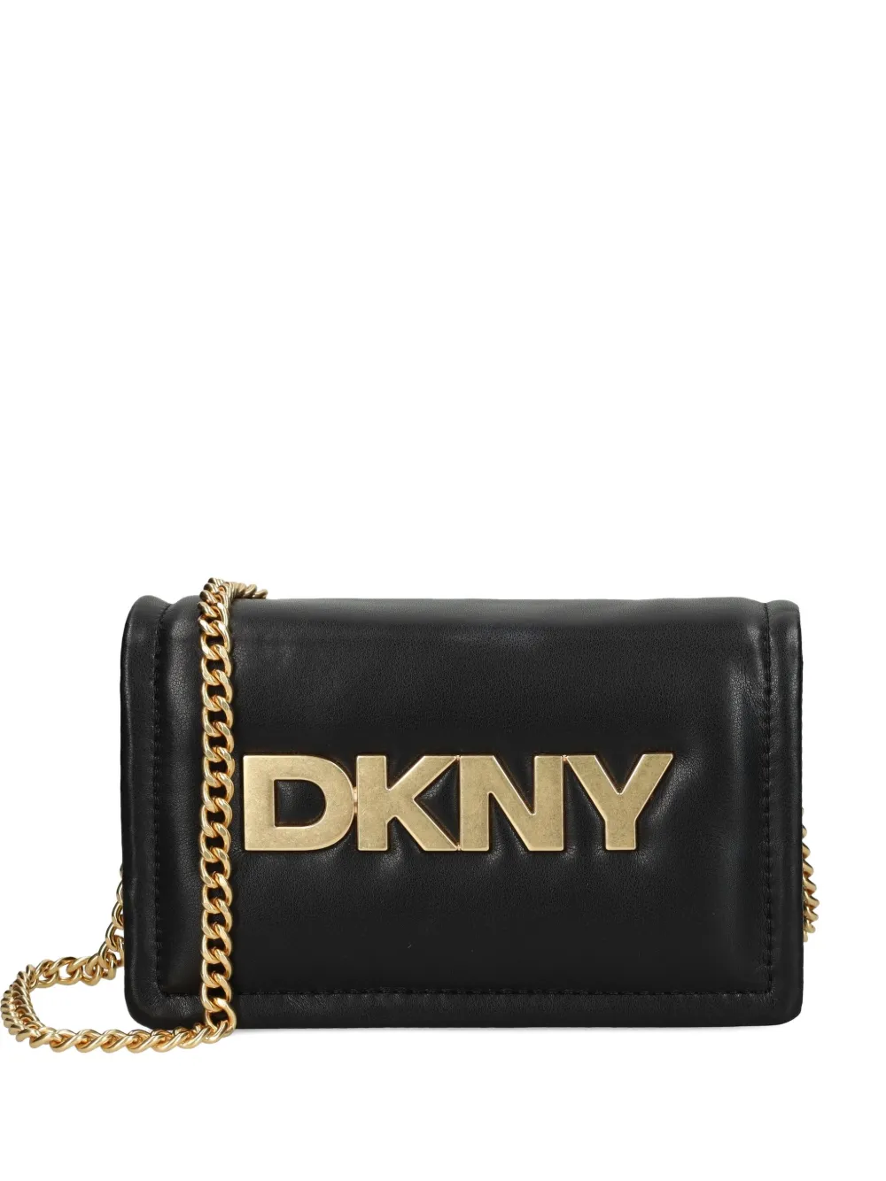

Сумка через плечо с логотипом DKNY, черный